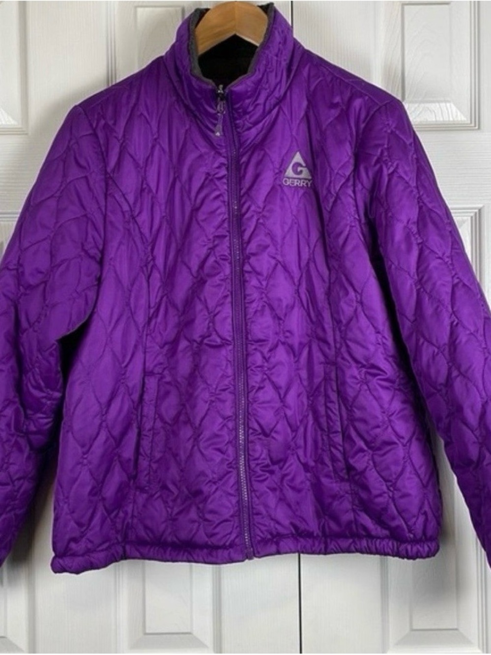 Gerry Weber Vibrant Purple Puffer Jacket Women’s Large